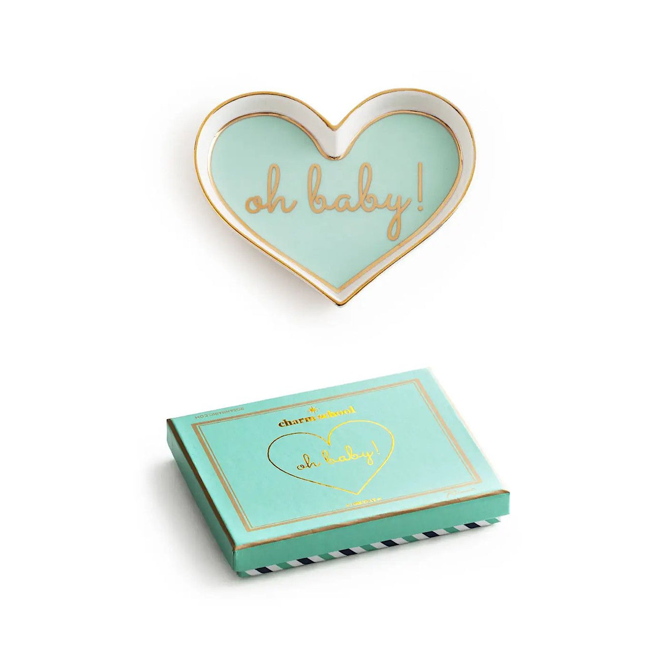 Porcelain Oh Baby Trinket Tray