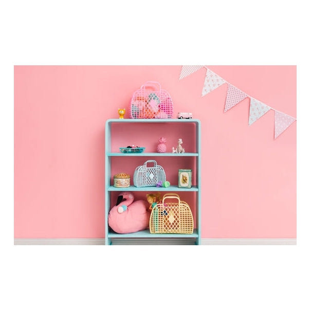 Retro Sun Jellies Mini Basket Bags