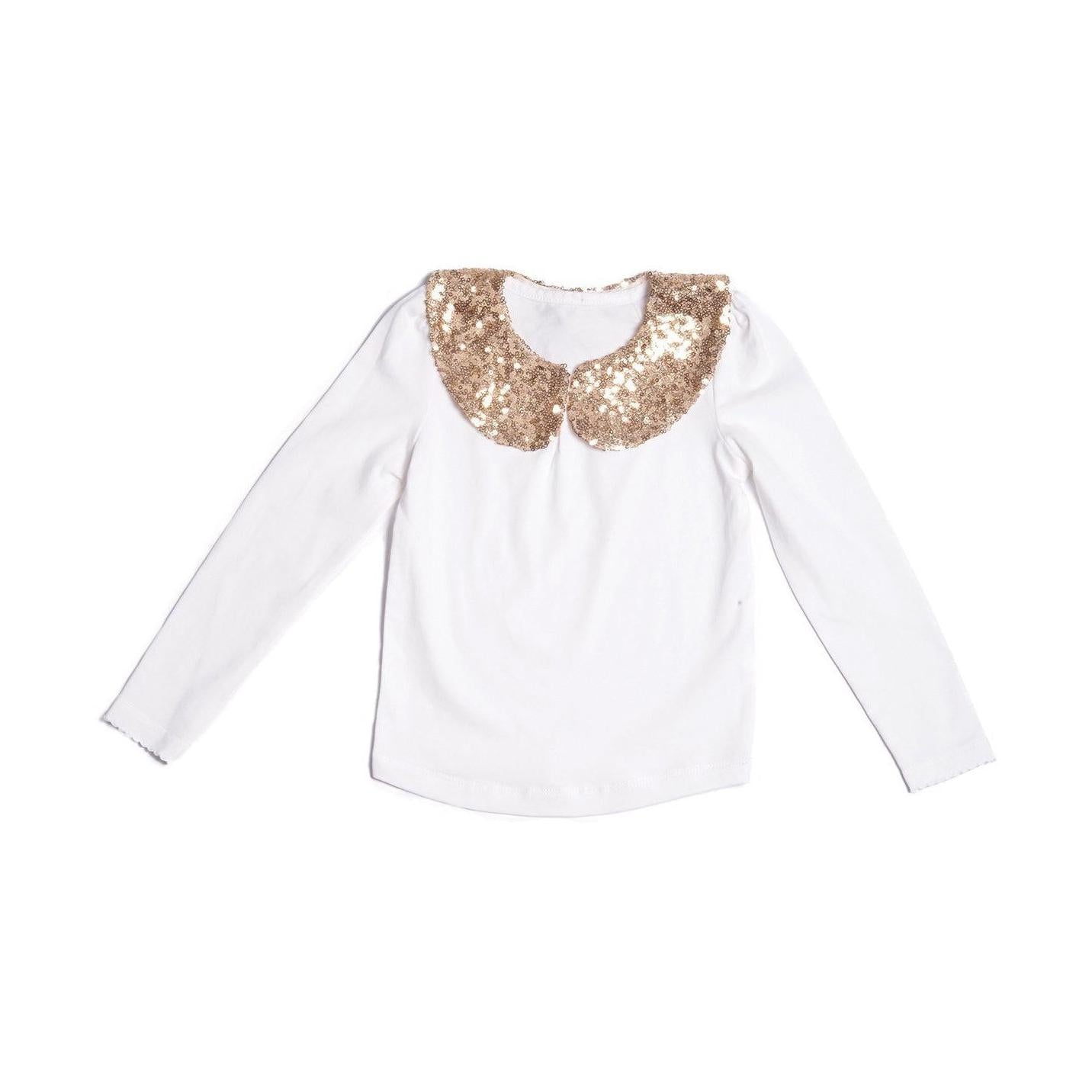 Sparkle Collar Top