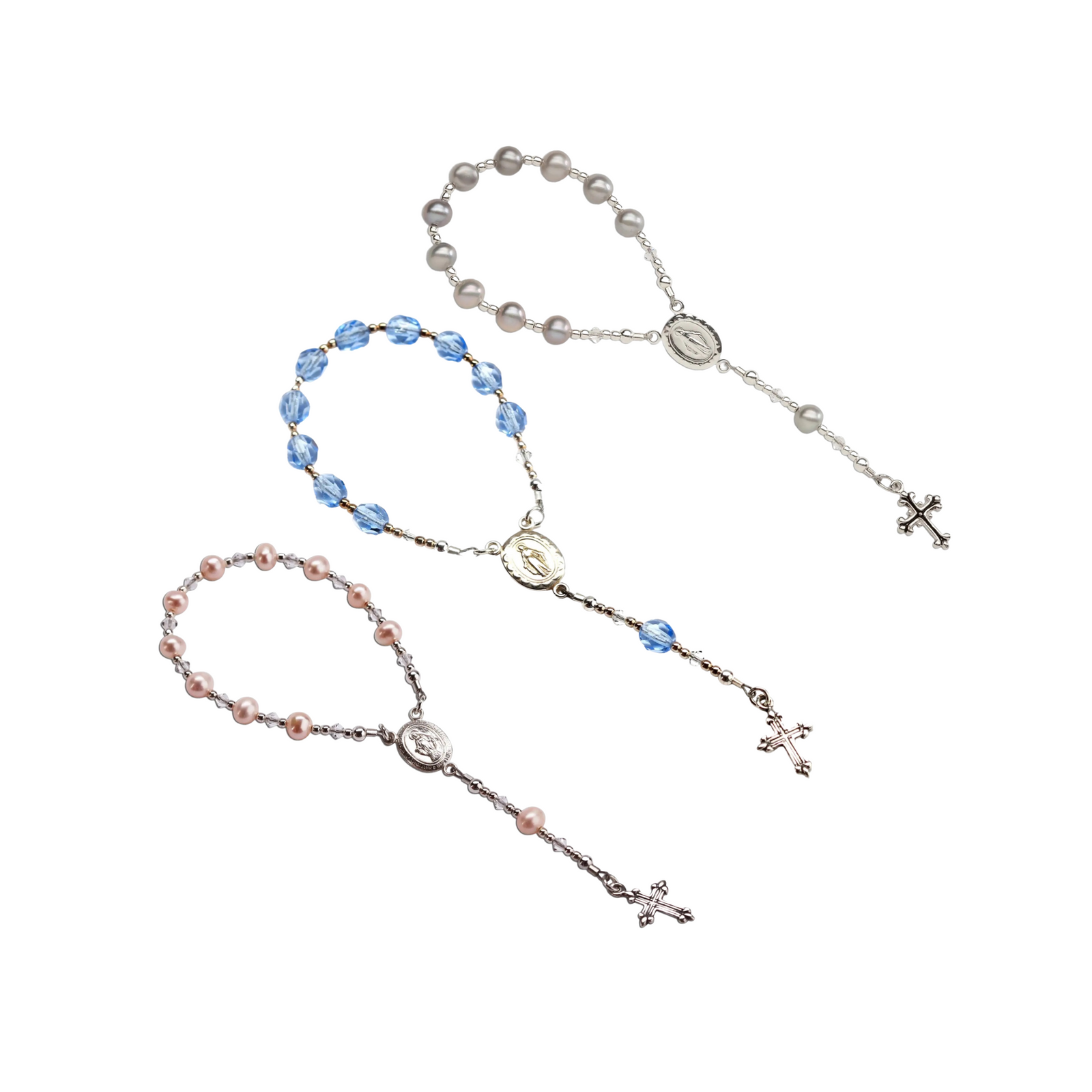 Sterling Silver Baby Rosary
