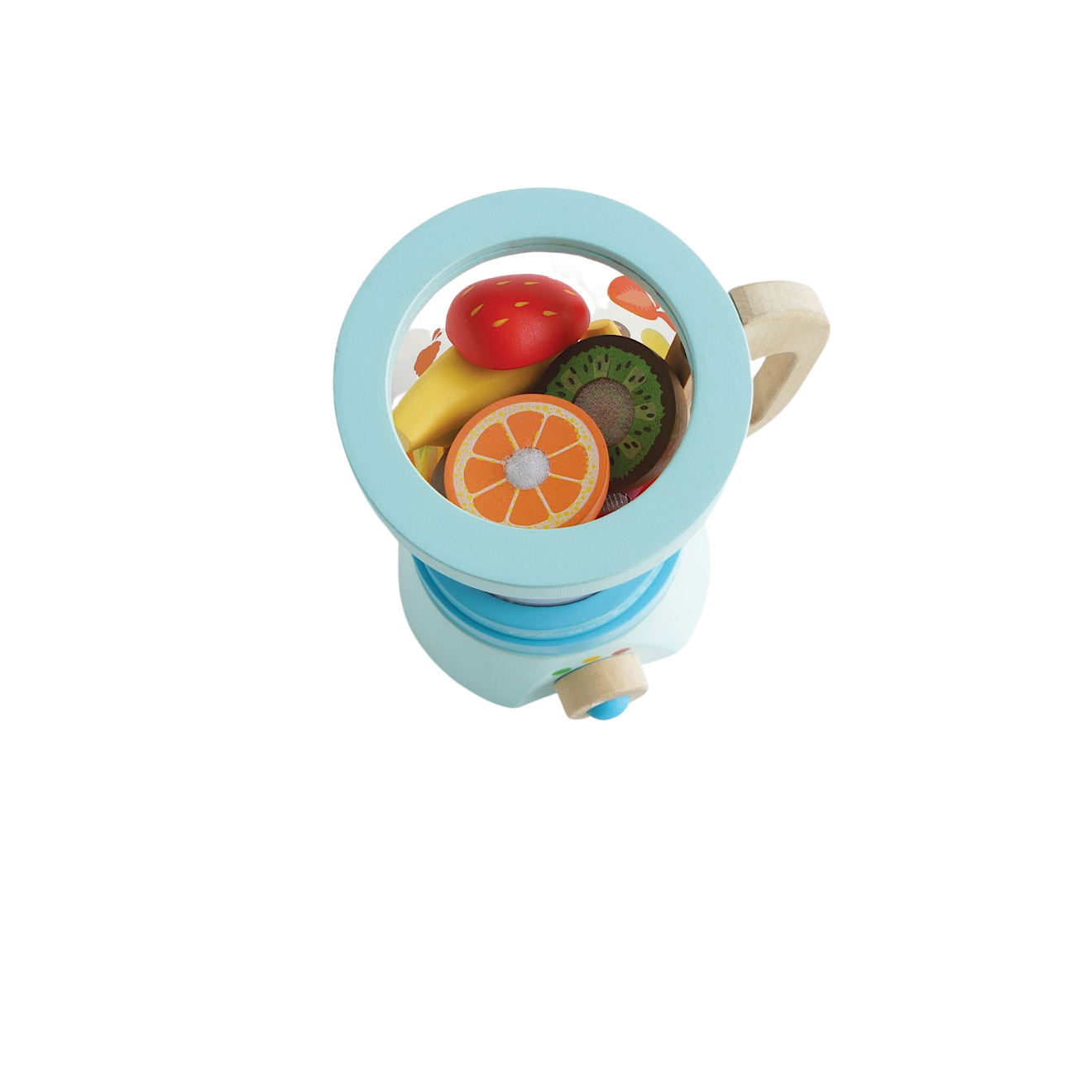 Wooden Fruit & Smoothie Blender Set