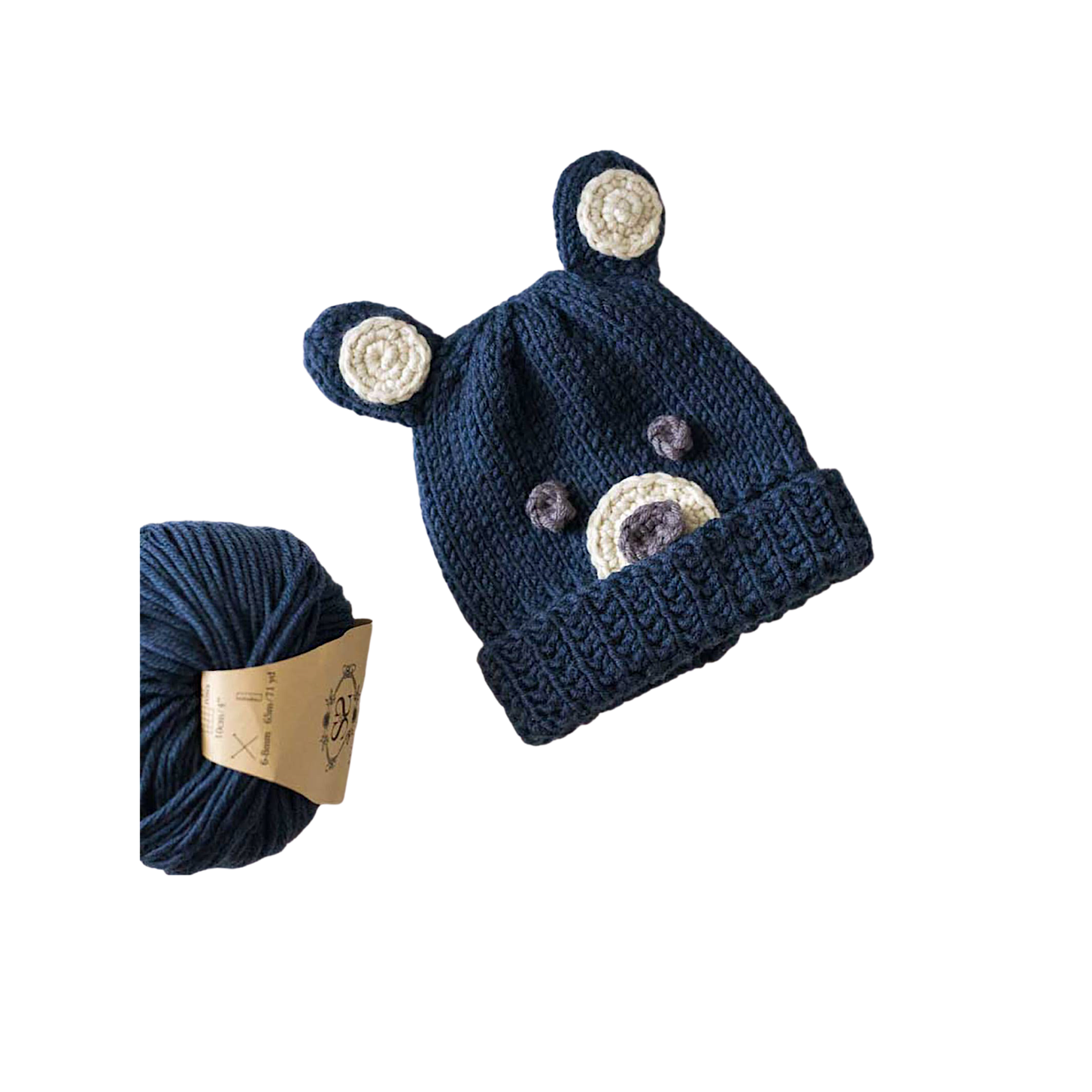 Woodland Bear Hat Knitting Kit