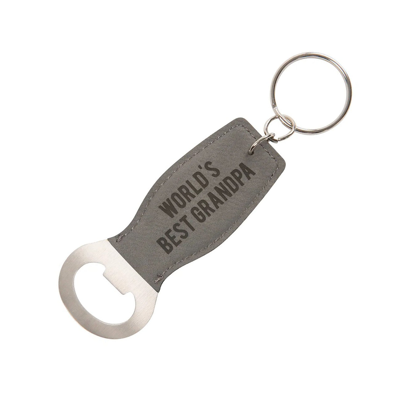 World's Best Grandpa Bottle Opener Keychain