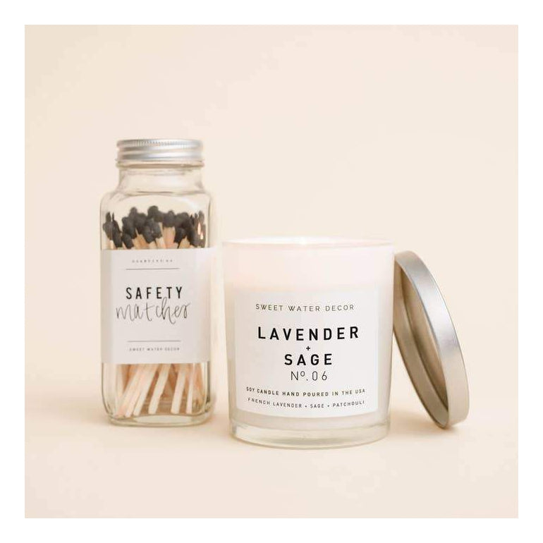 White Jar Soy Candles