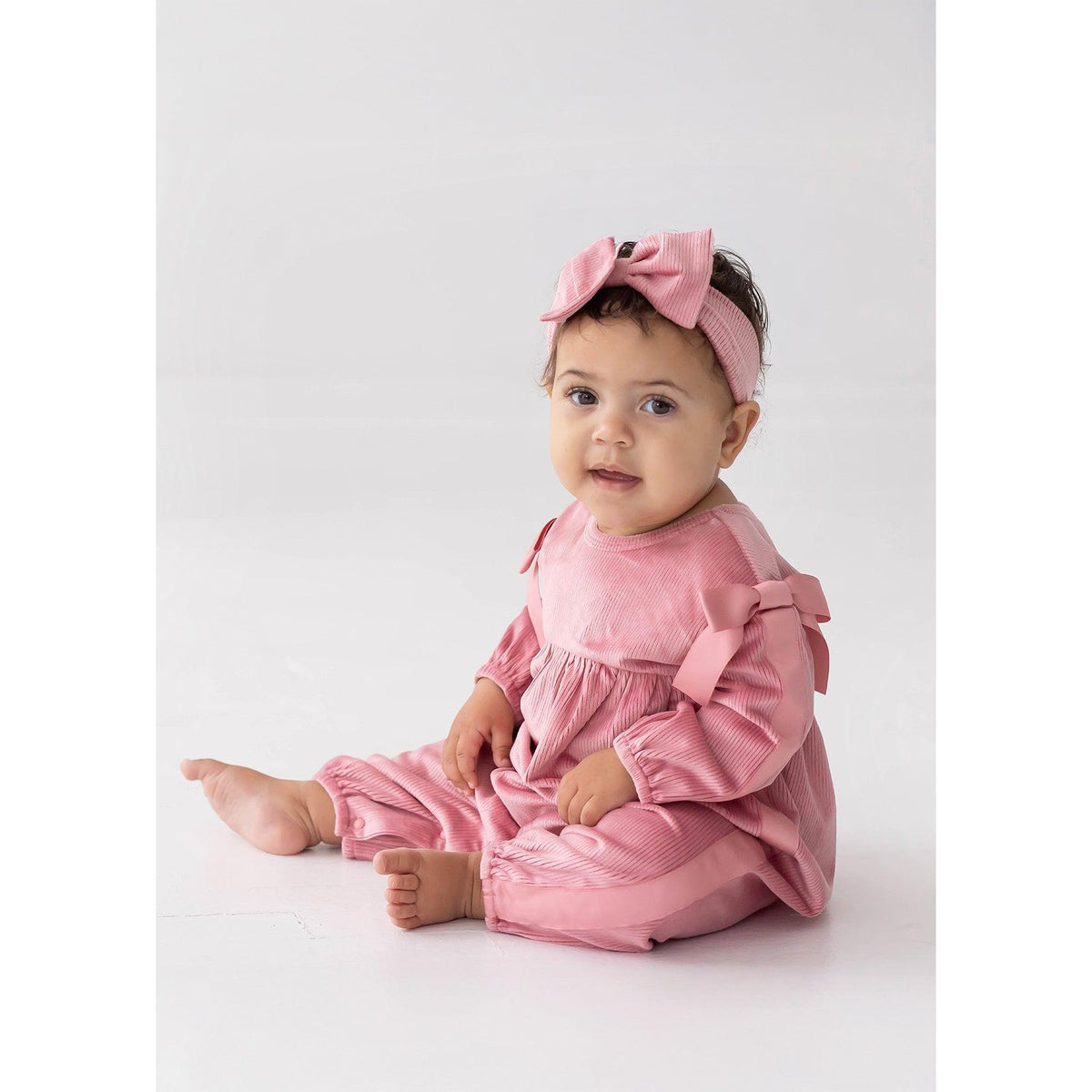 Bowtiful Blush Romper