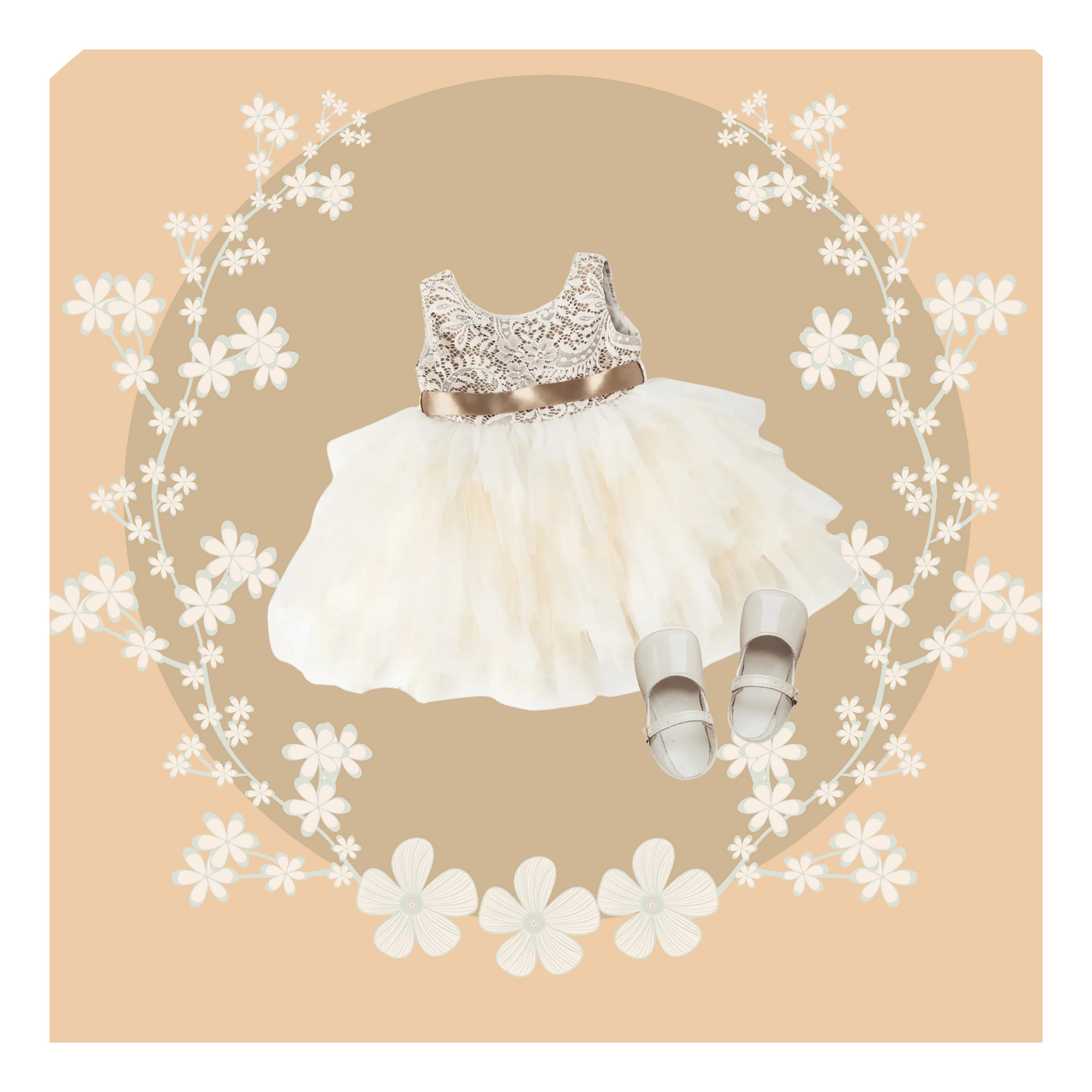 Alice Crib Patent Shoe Ivory