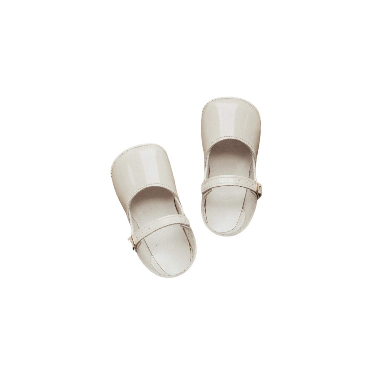 Alice Crib Patent Shoe Ivory