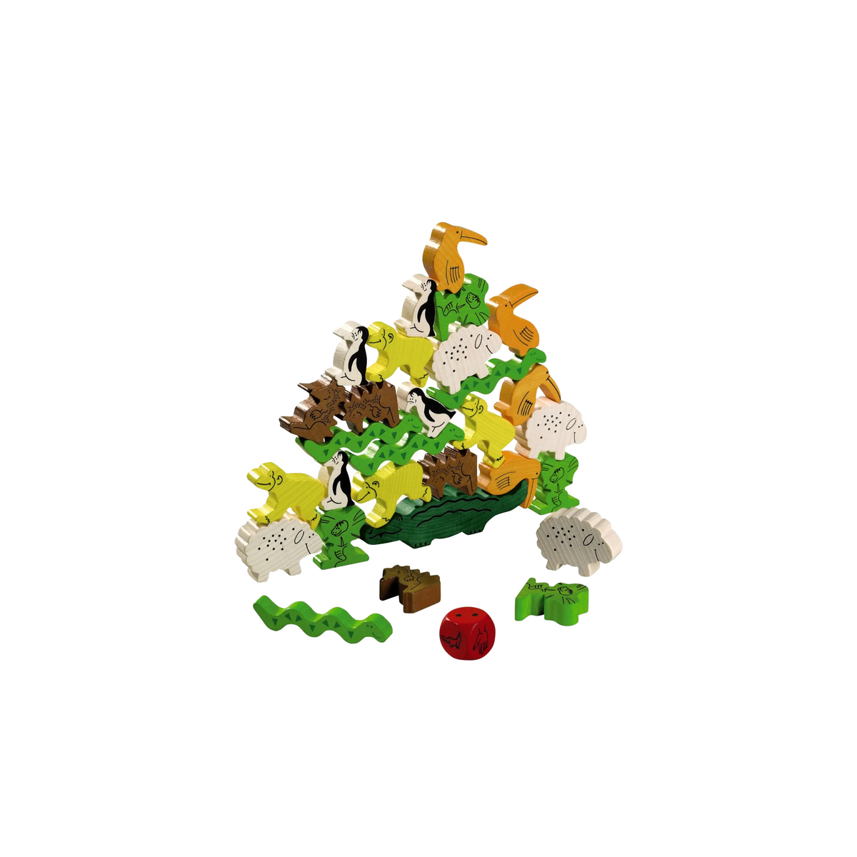 Animal Upon Animal Stacking Game