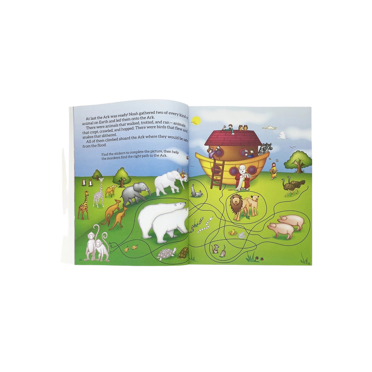 Bible Story and Activity Book For Kids