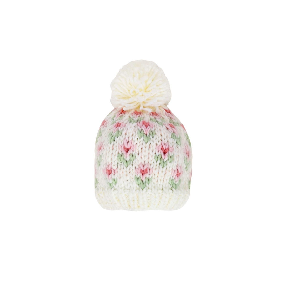 Bitty Blooms Blush Beanie Hat