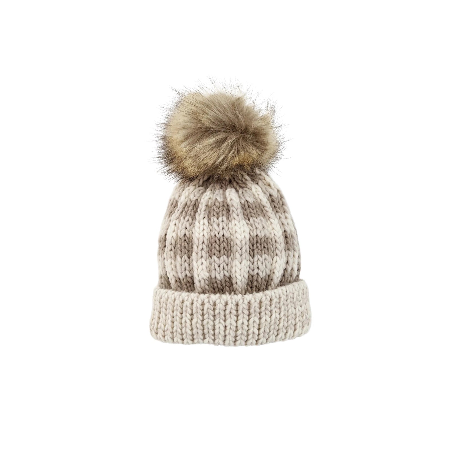 Buffalo Check Pom Beanie Hats