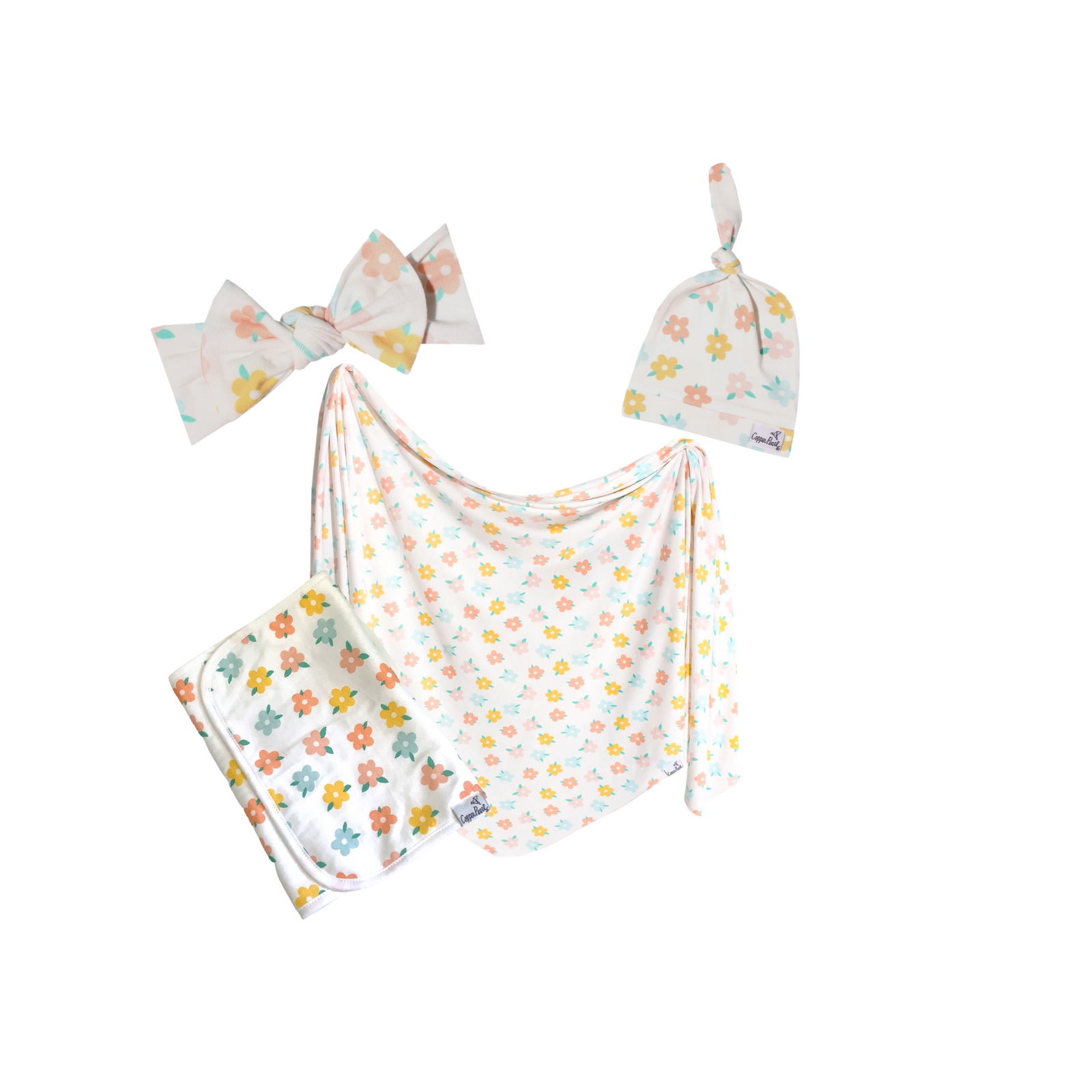 Cheery Daisy Top Knot Hat