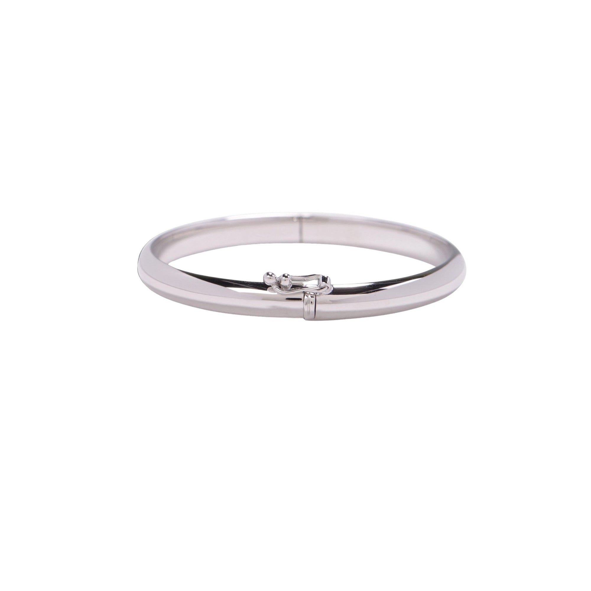 Classic Silver Bangle Bracelet