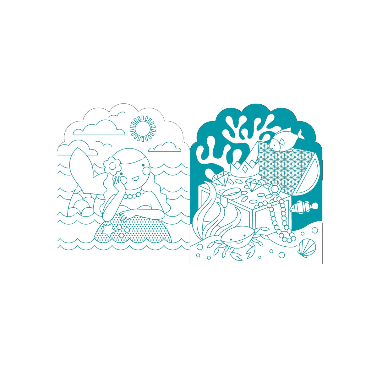 Coloring Books with Stickers