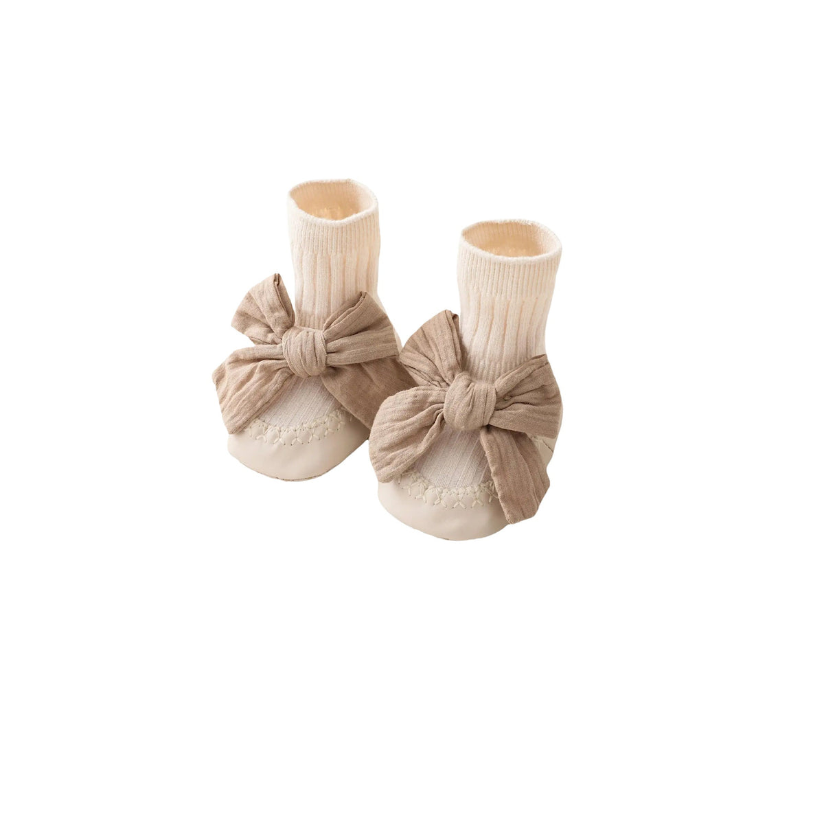 Doll Baby Bowed Slipper Socks