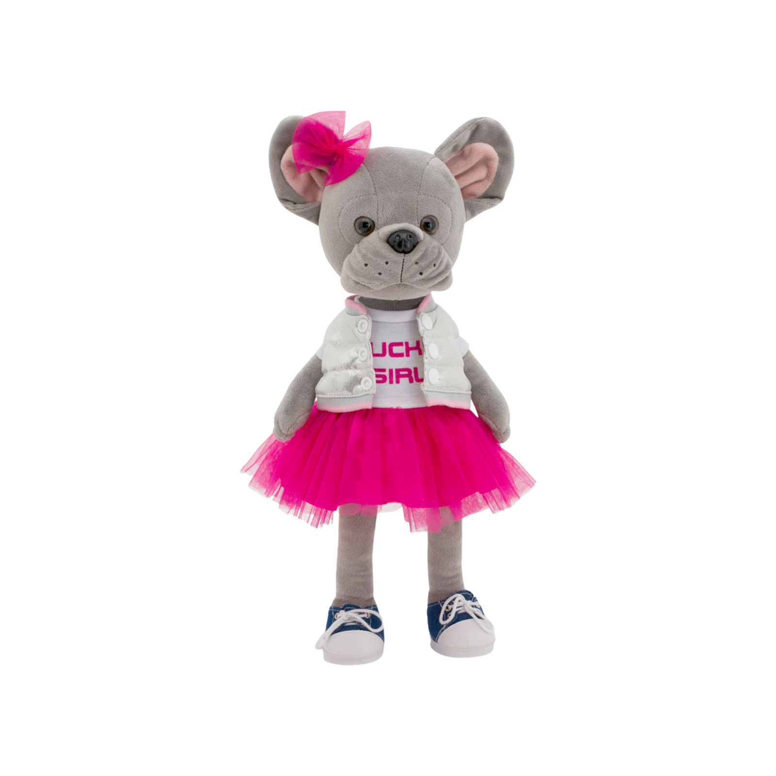 Dressed Up French Bull Doggy Fashion Star Doll