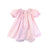 Embroidered Flowers Smocked Baby Girls’ Pink Dress & Bloomers