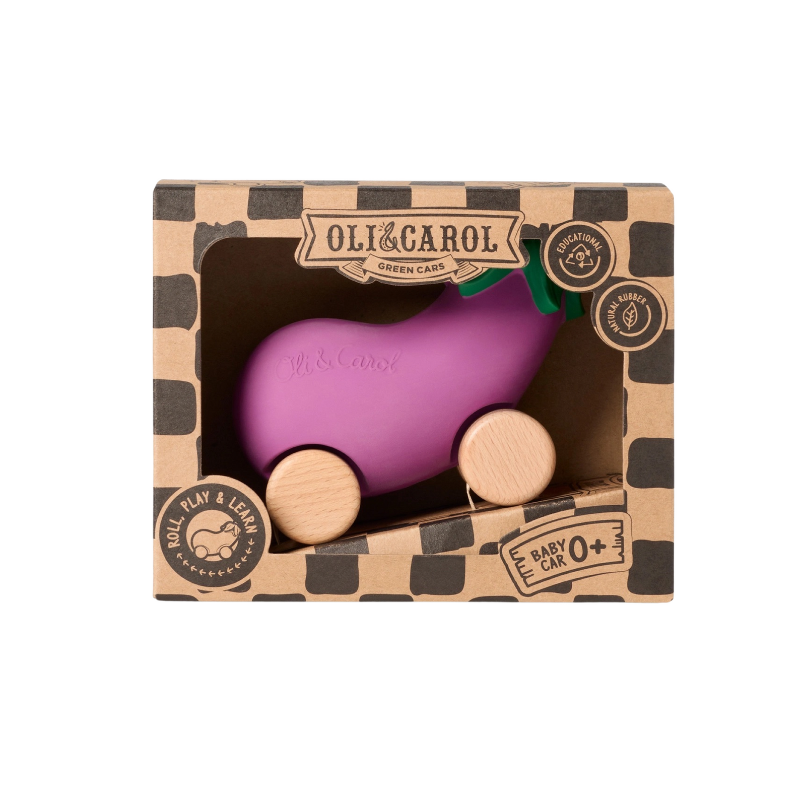Emma The Eggplant Baby Car