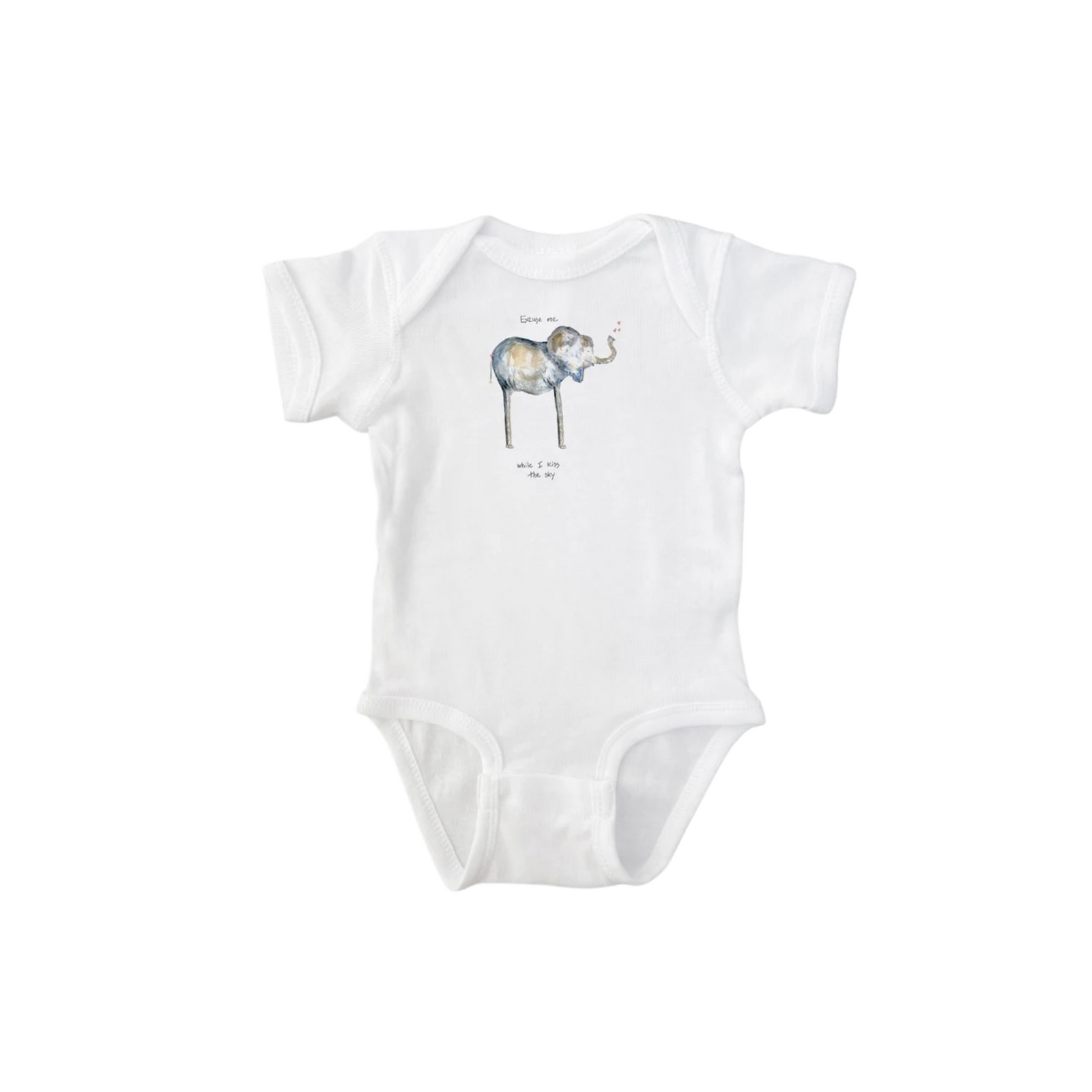 “Excuse Me While I Kiss The Sky” Elephant Swaddle