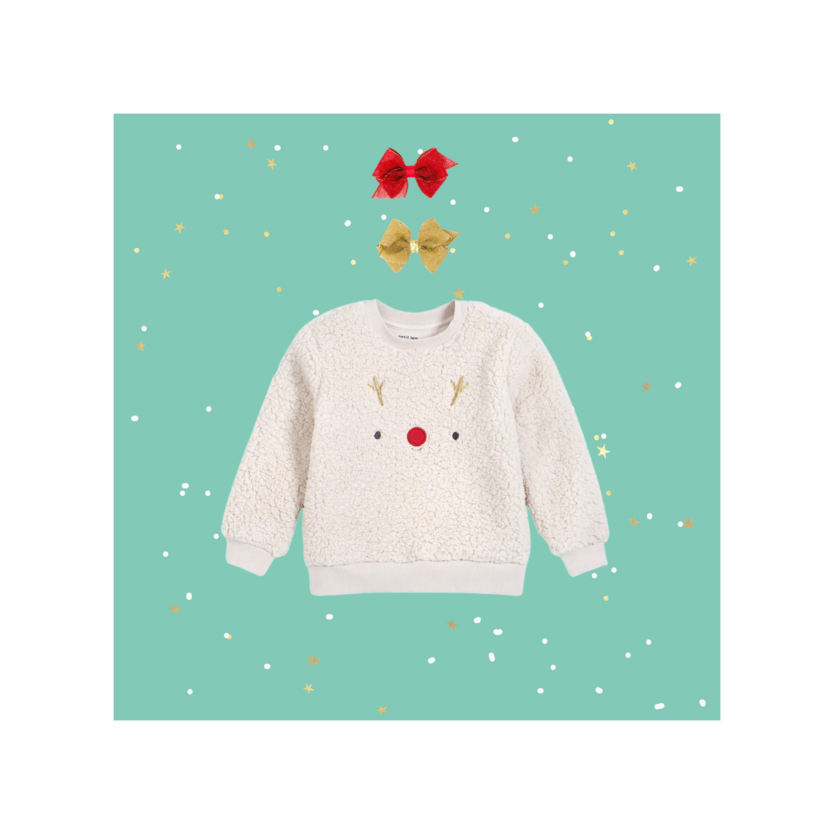 Extra Small Sparkle Glitter Bow