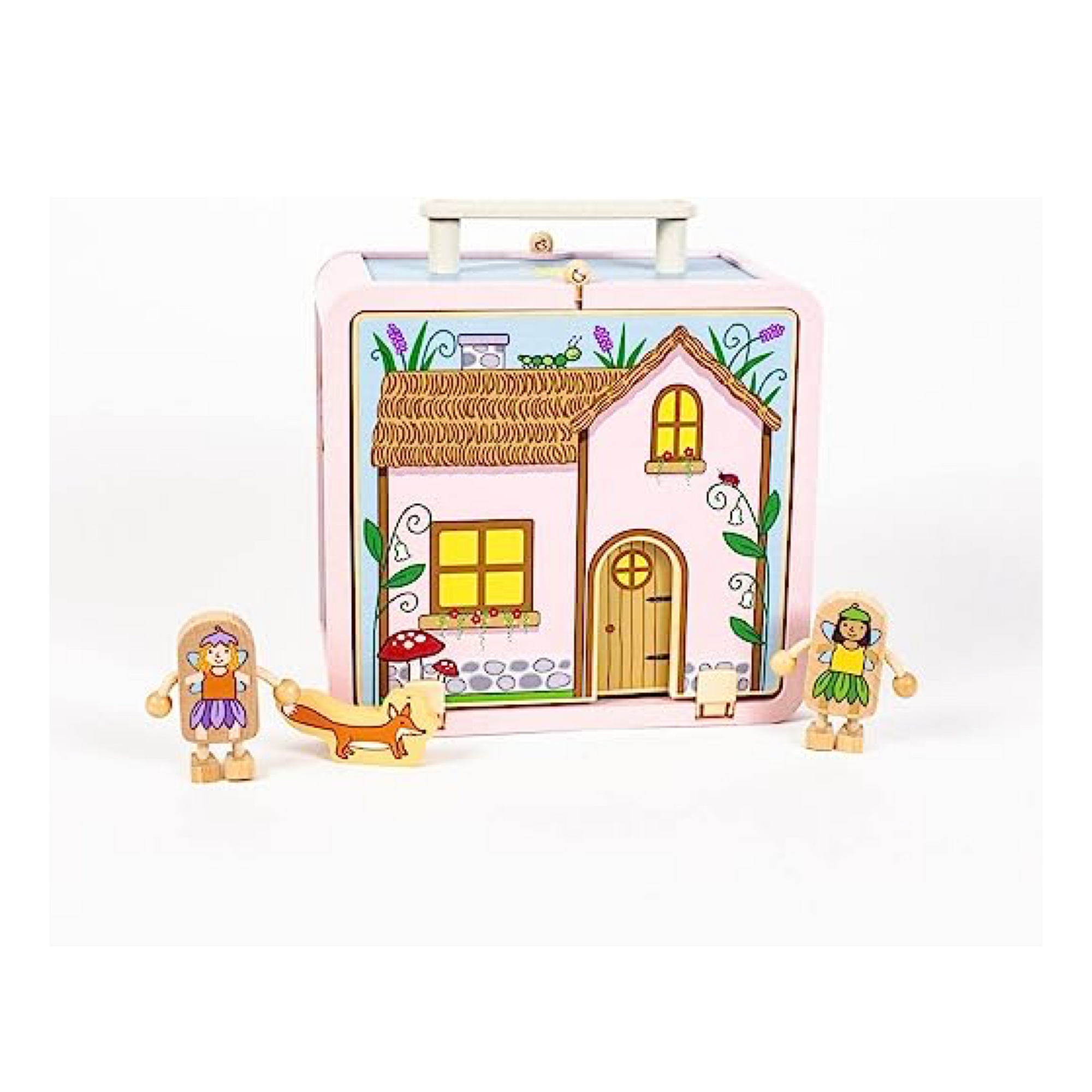 Fairy House Suitcase Wooden Playset