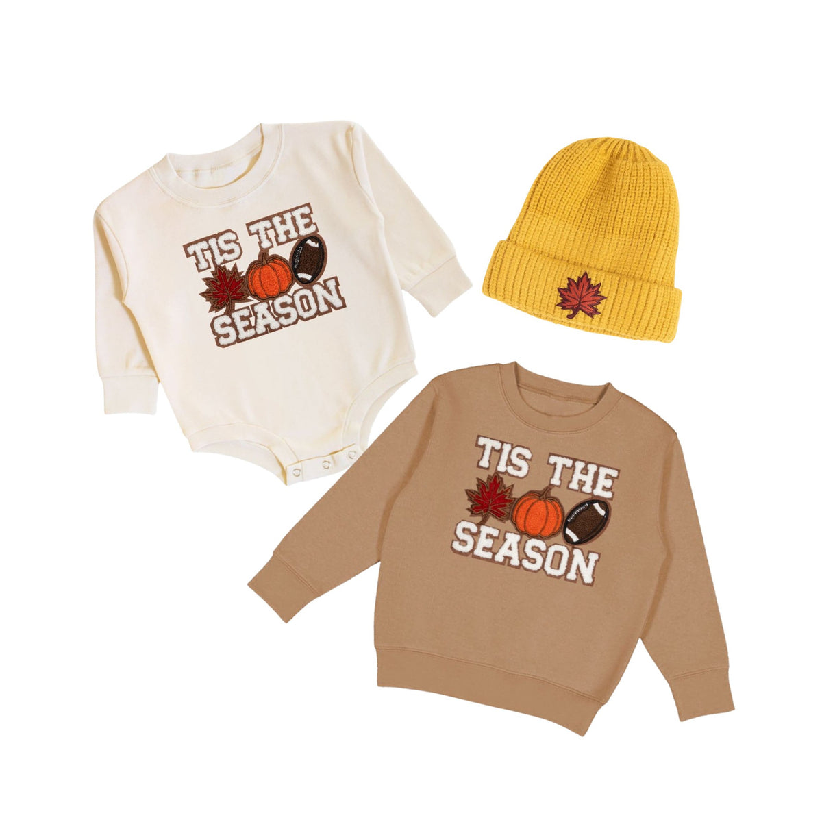 Fall Leaf Autumn Knit Beanie