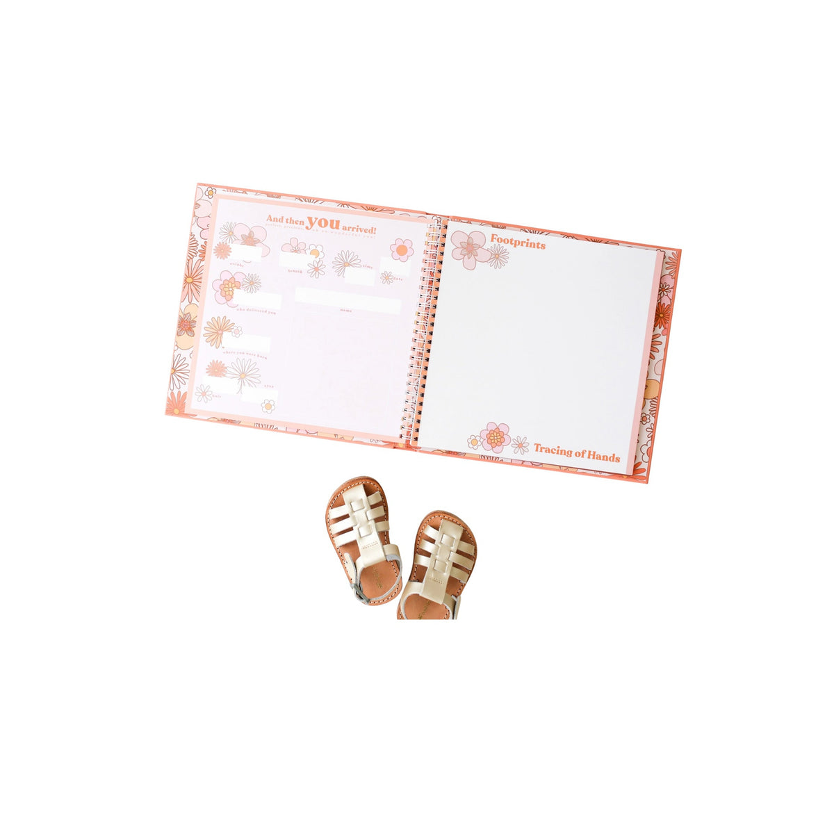 Flower Child Baby’s 1st Year Memory Book