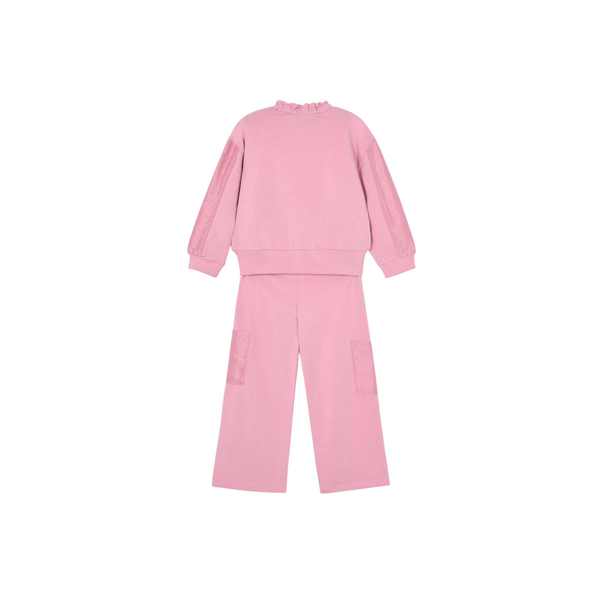 Girls’ Rose Pink 2-Piece Tracksuit
