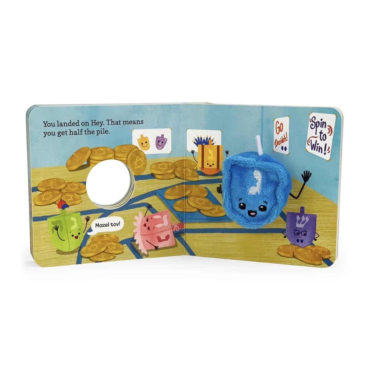 Happy Hanukkah, Little Dreidel! Interactive Board Book