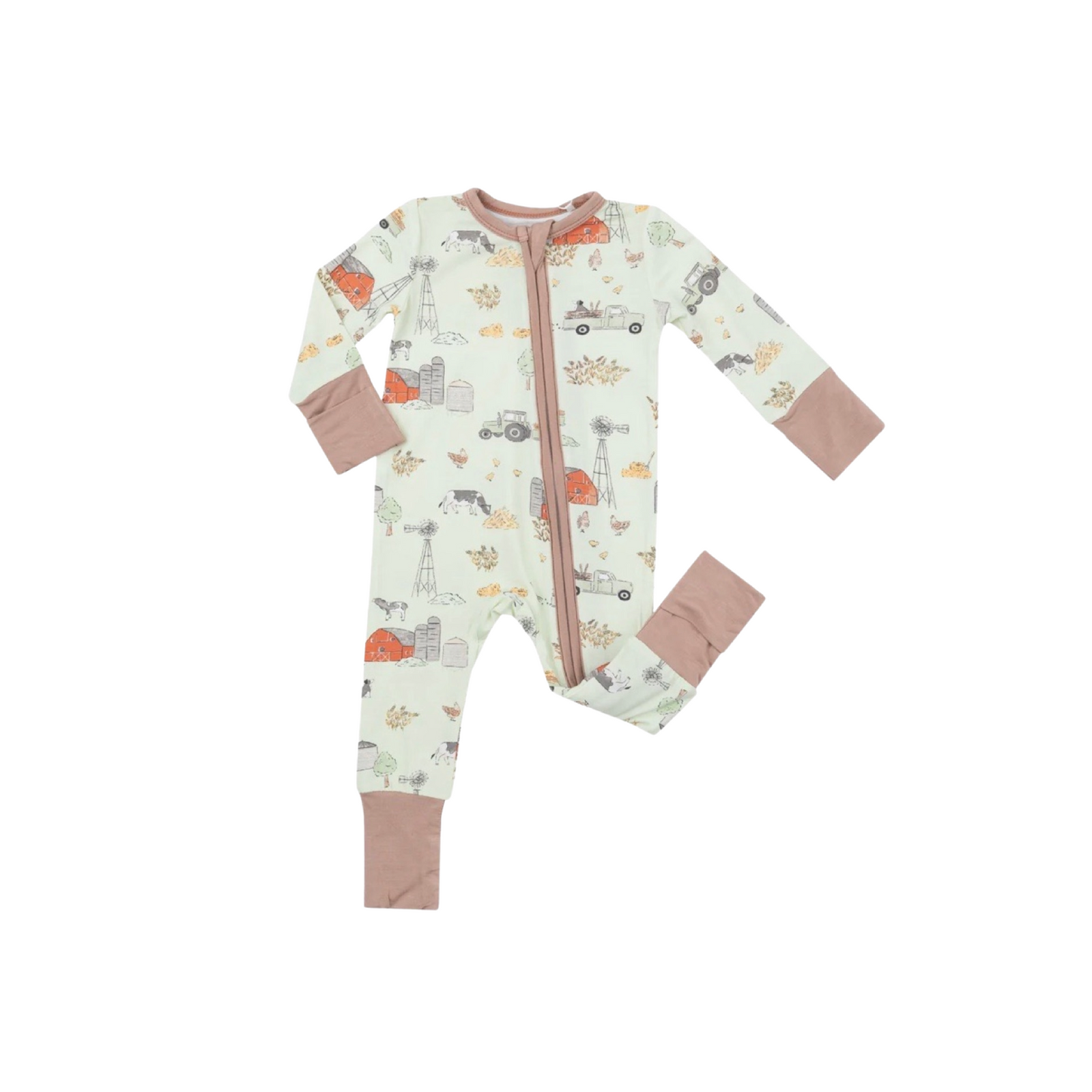 Hay Farmer 2 Way Zipper Romper