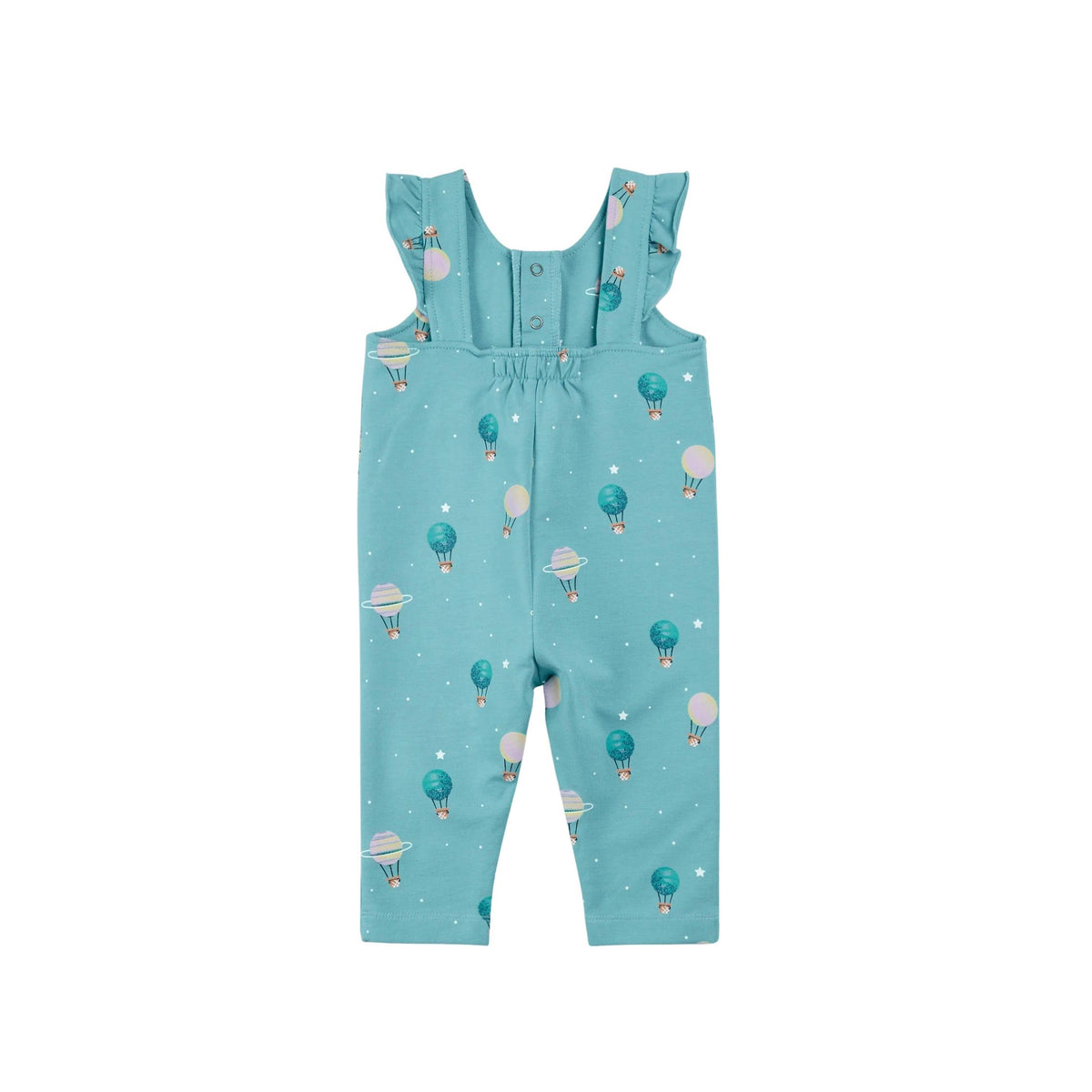 Hot Air Balloon Print Sleeveless Romper