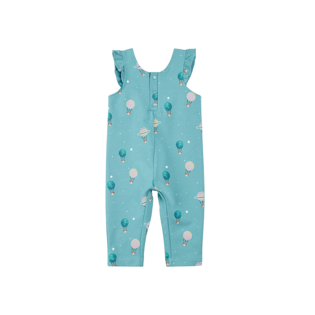 Hot Air Balloon Print Sleeveless Romper