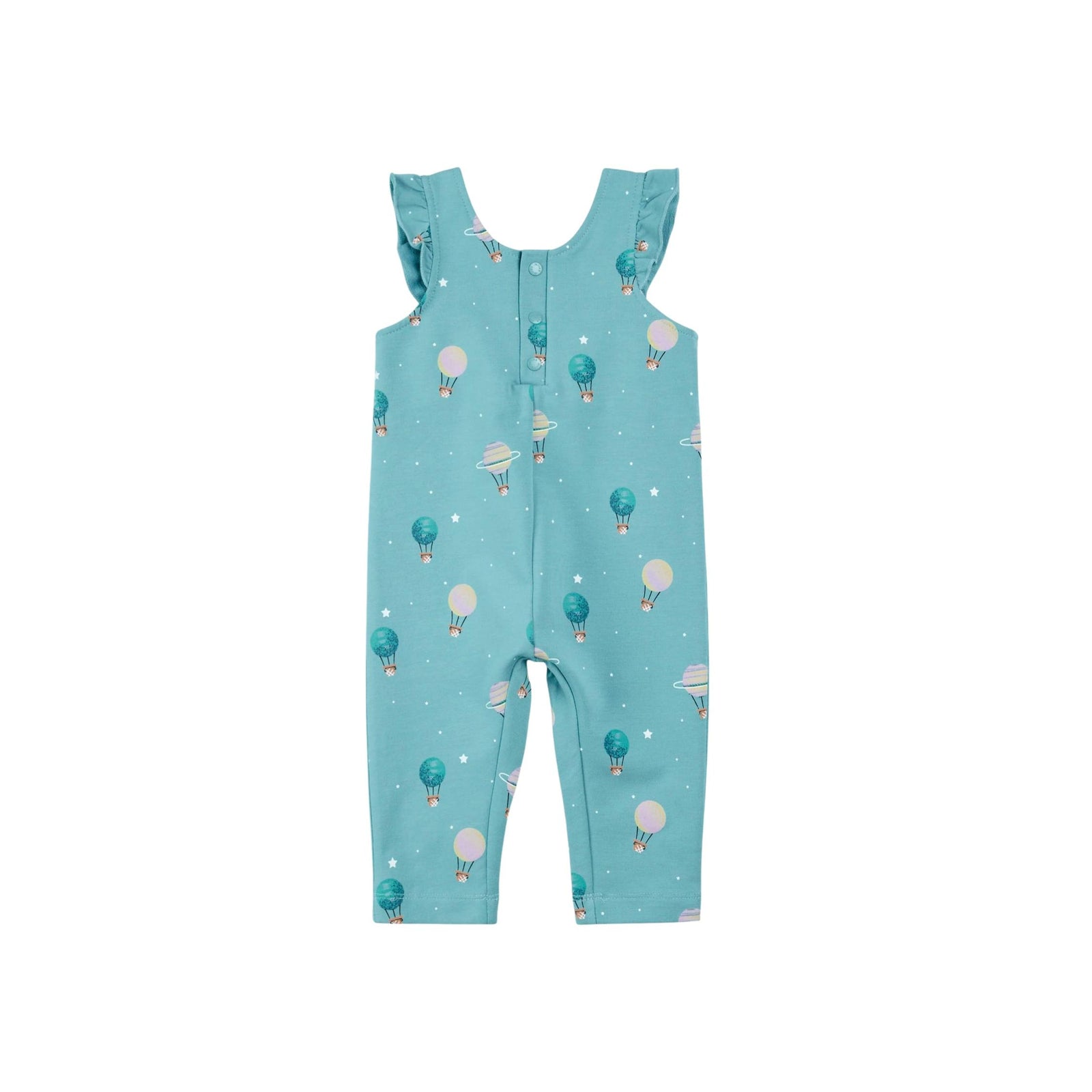 Hot Air Balloon Print Sleeveless Romper