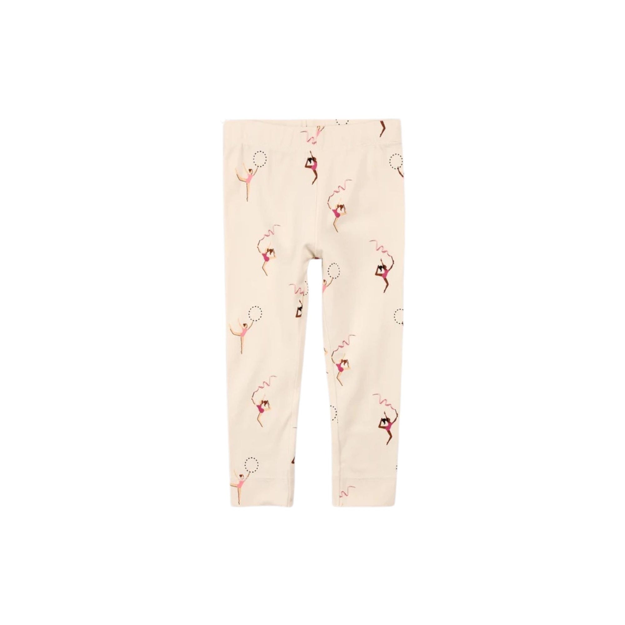 Gymnast Print On Birch Leggings