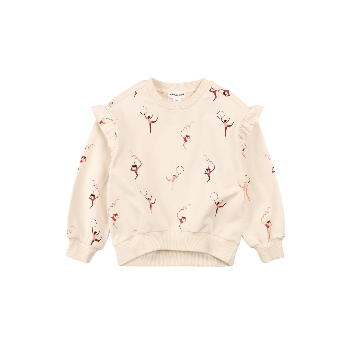 Gymnast Print Long Sleeve Shirt