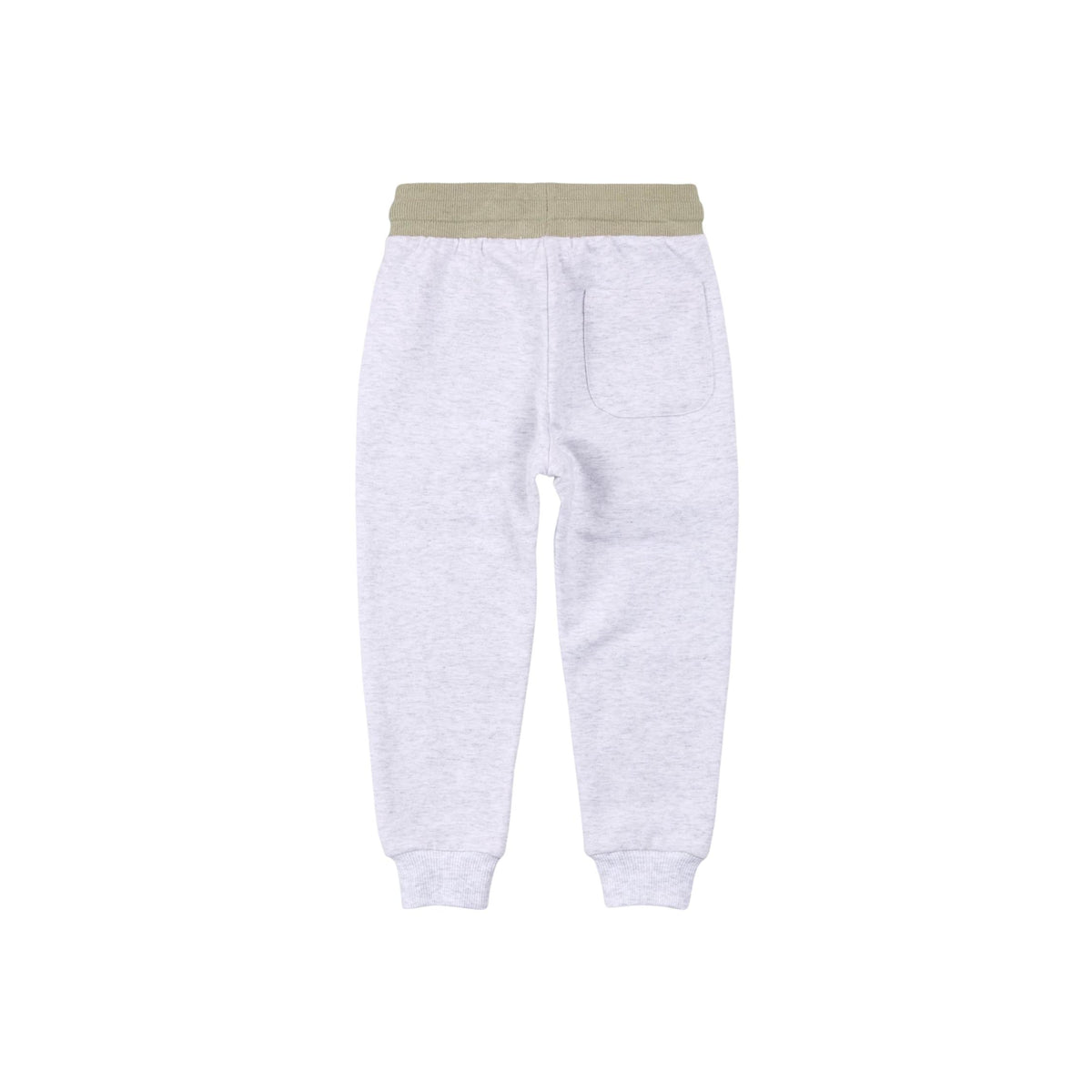 Miles Blue Patched Light Grey Joggers