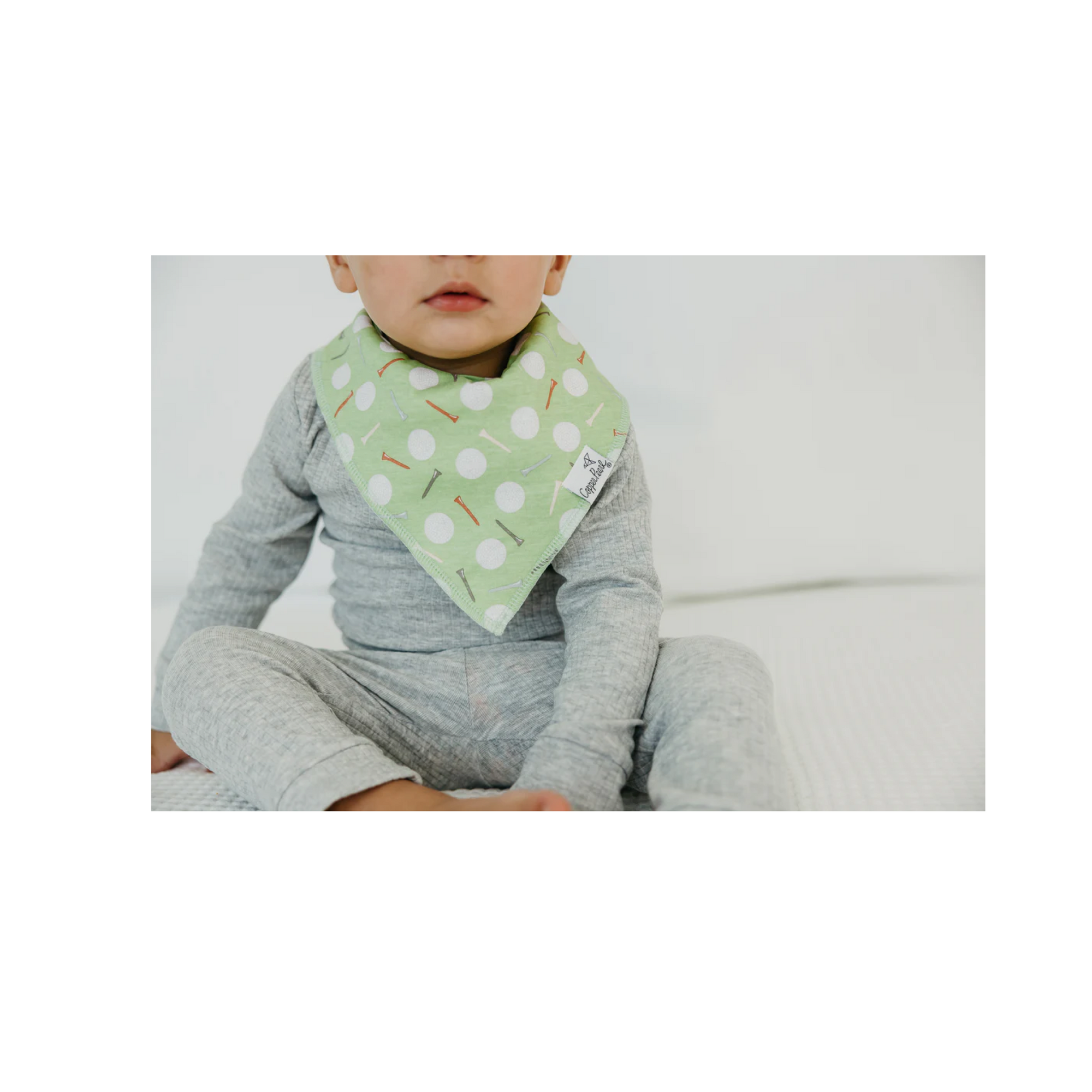 Bogey Golf Ball  Bandana Bib