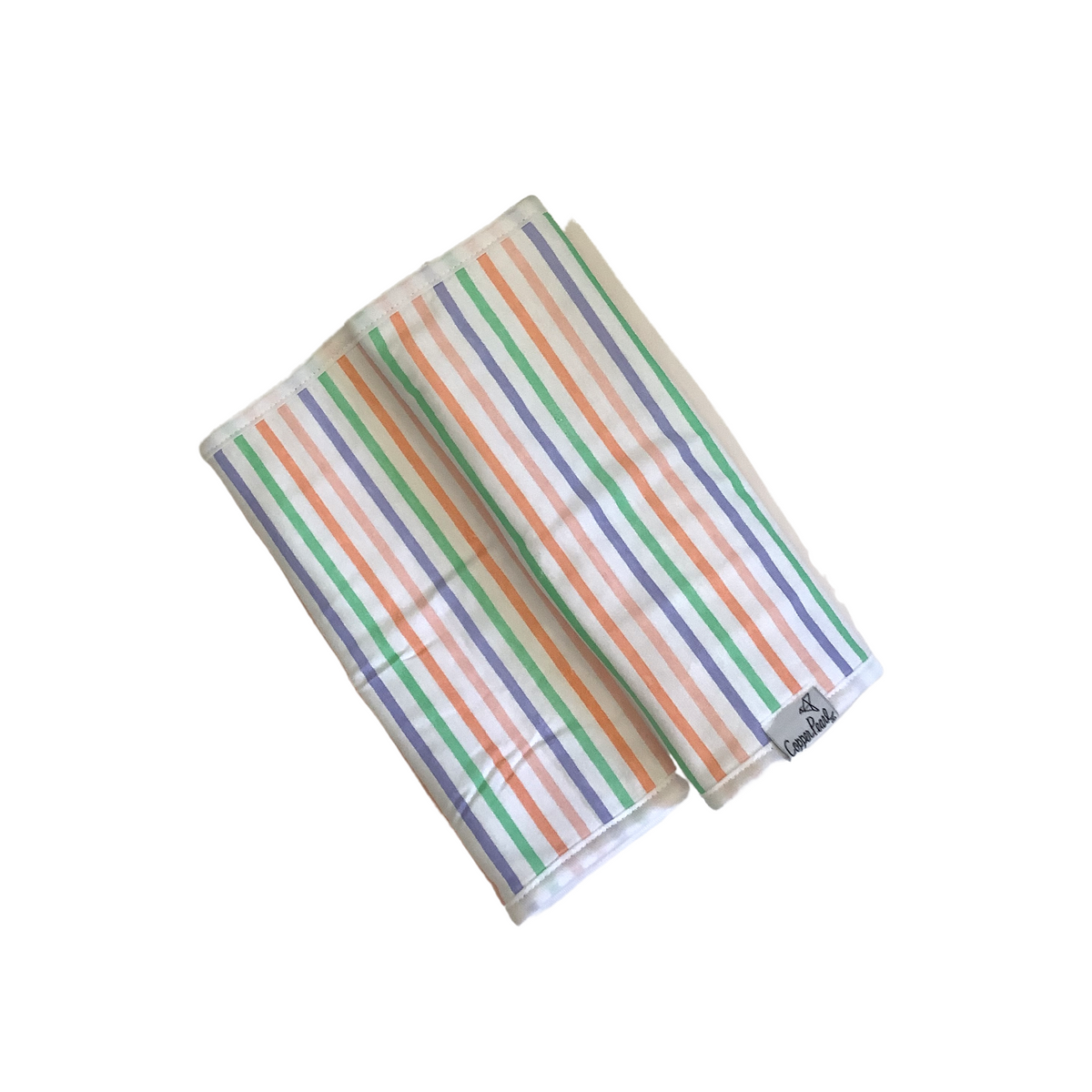 Cheery Color Stripe Burp Cloth