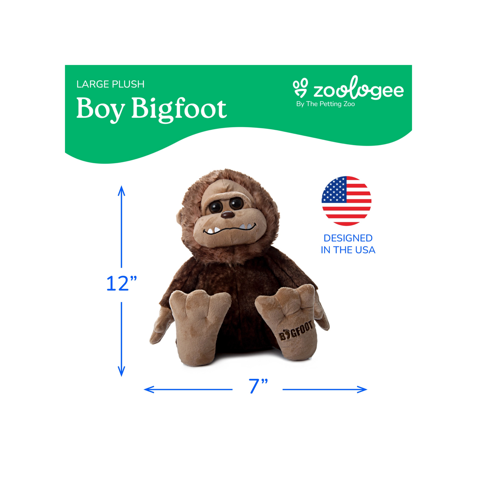 Wild Ones Bigfoot Boy Plush