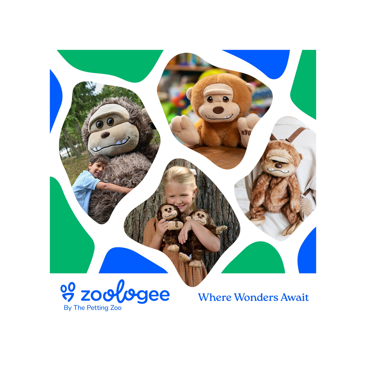 Wild Ones Bigfoot Boy Plush