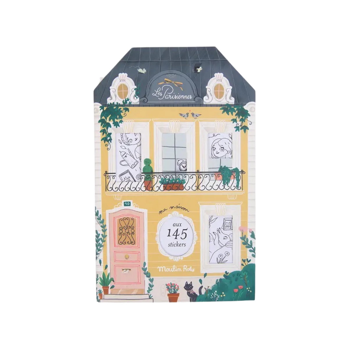 Ma Maison Coloring Book with Stickers