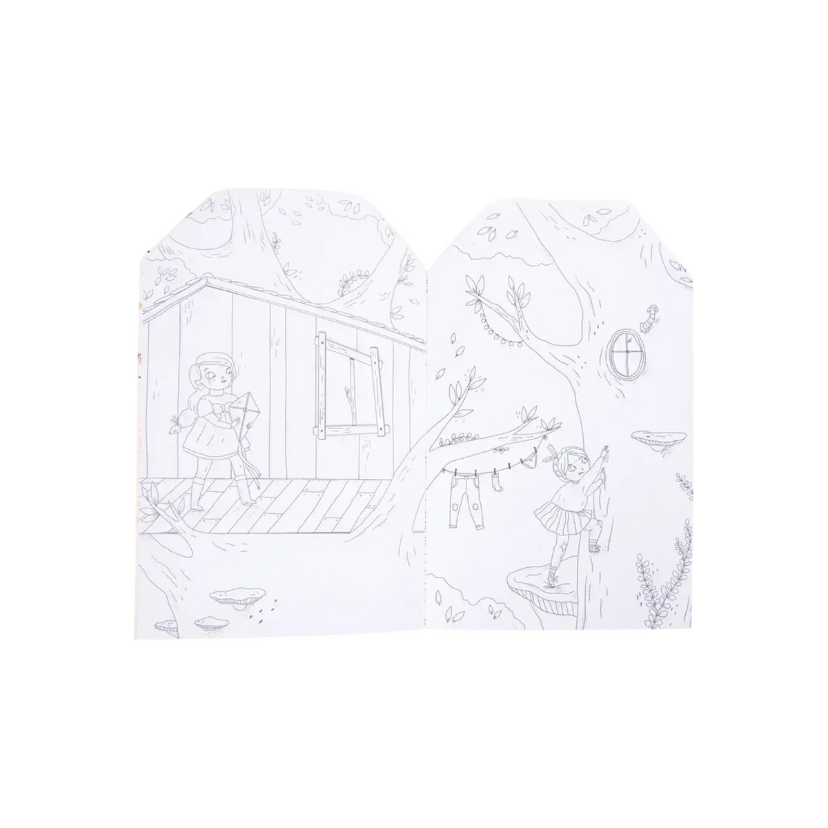 Ma Maison Coloring Book with Stickers