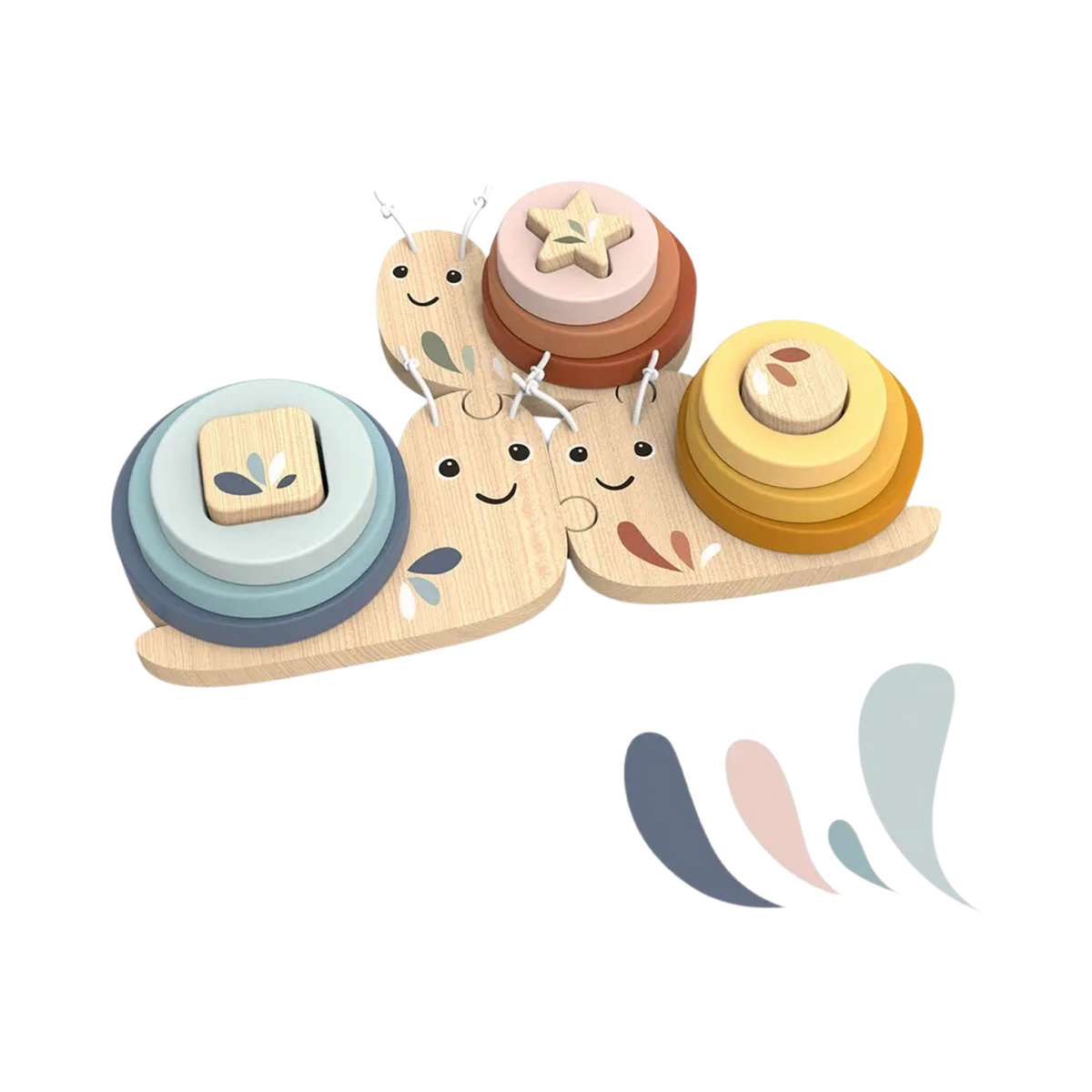 Wooden Snail Educational Game