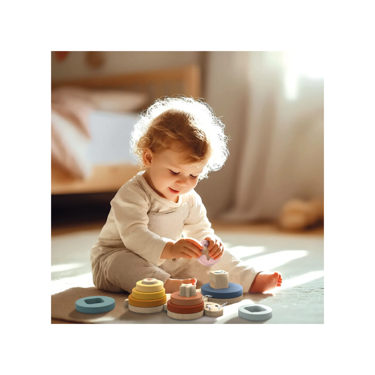 Wooden Snail Educational Game