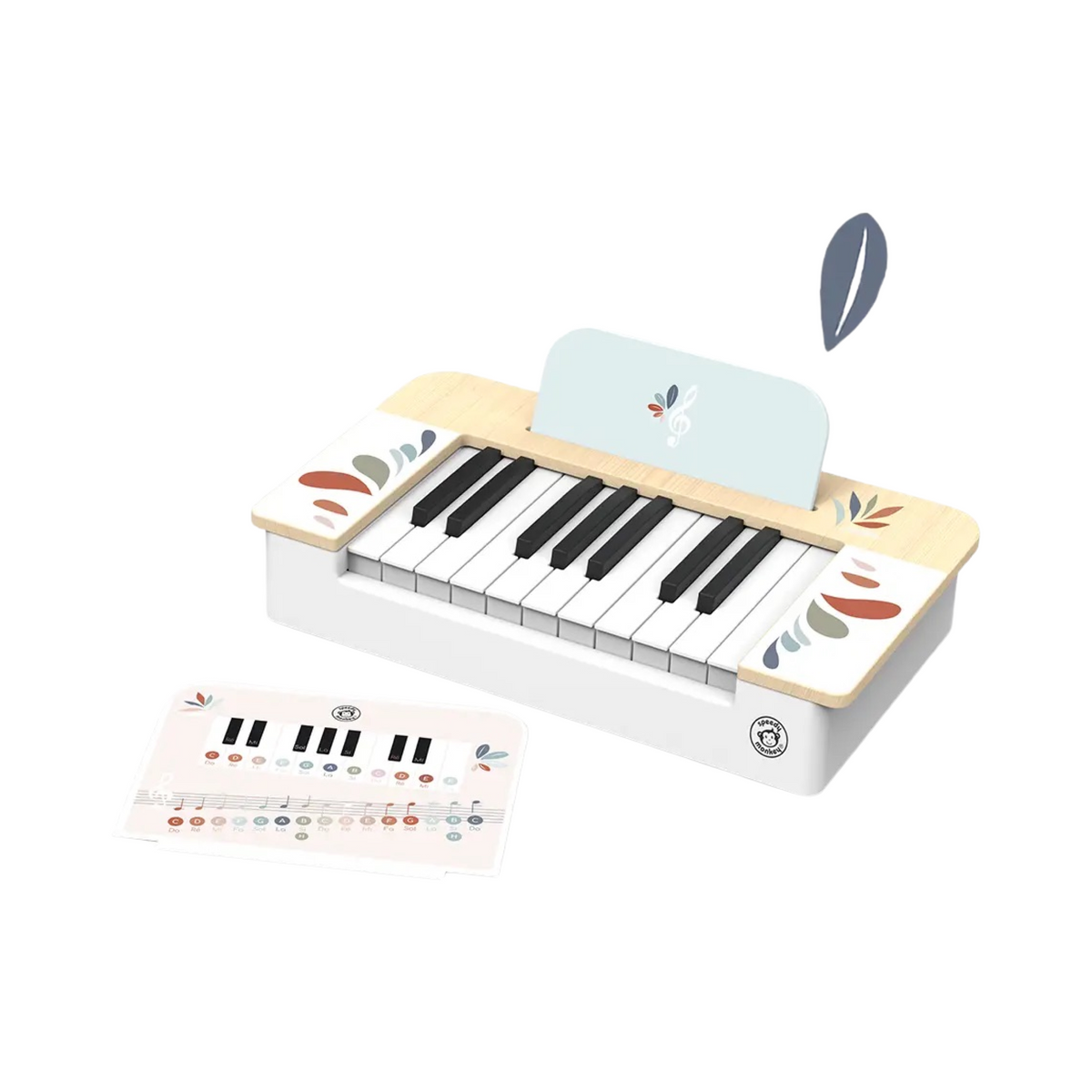 Wooden Piano Keyboard
