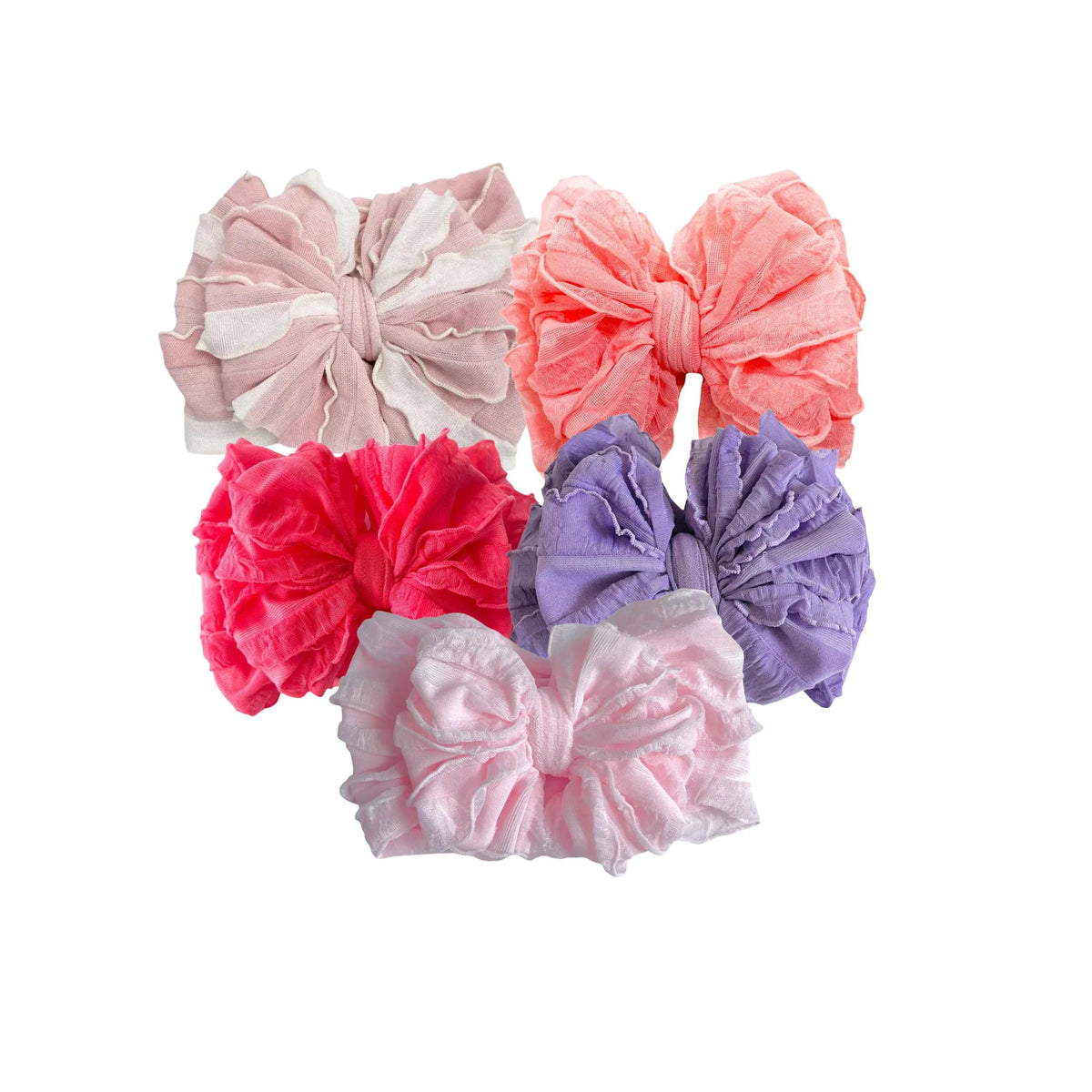 Big Bow Ruffle Headbands