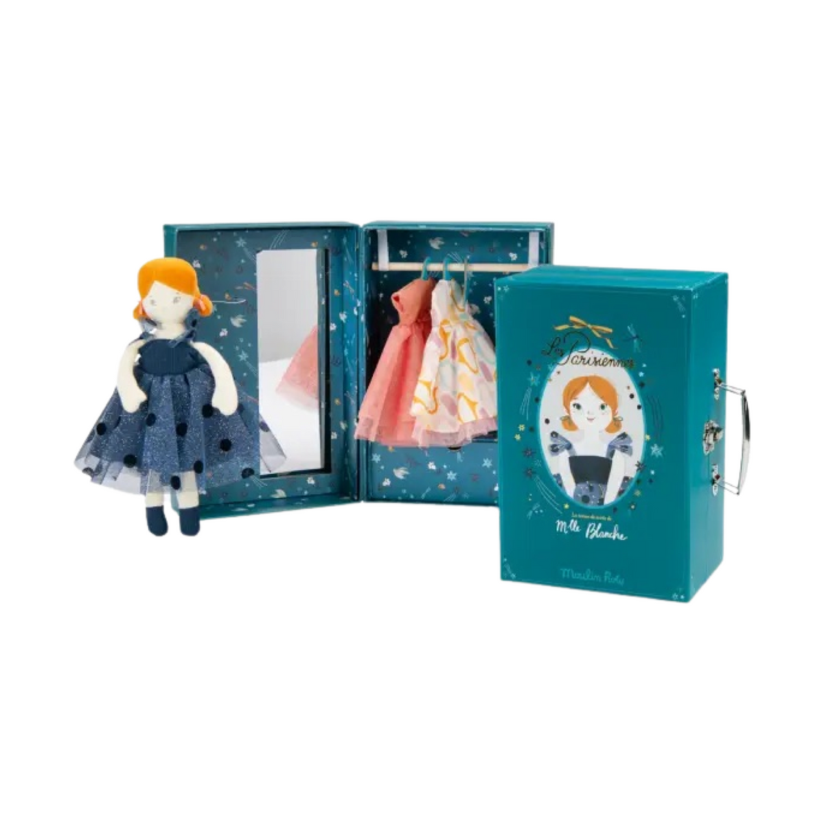 Blanche The Parisiennes Heirloom Doll &amp; Evening Dresses Suitcase