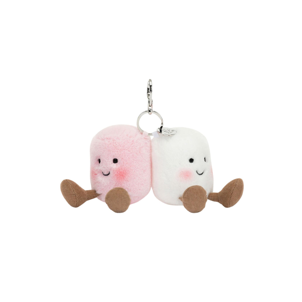 Amuseables Pair of Marshmallow Bag Charm