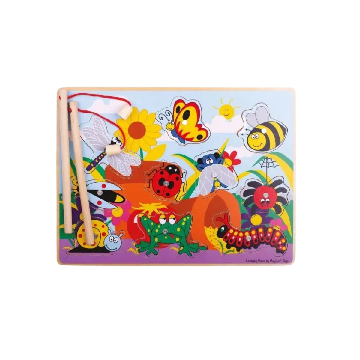 Magnetic Fun Bugs Wooden Puzzle
