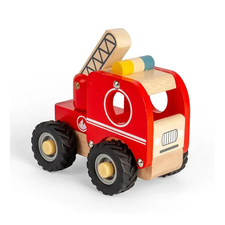 Wooden Mini Fire Truck